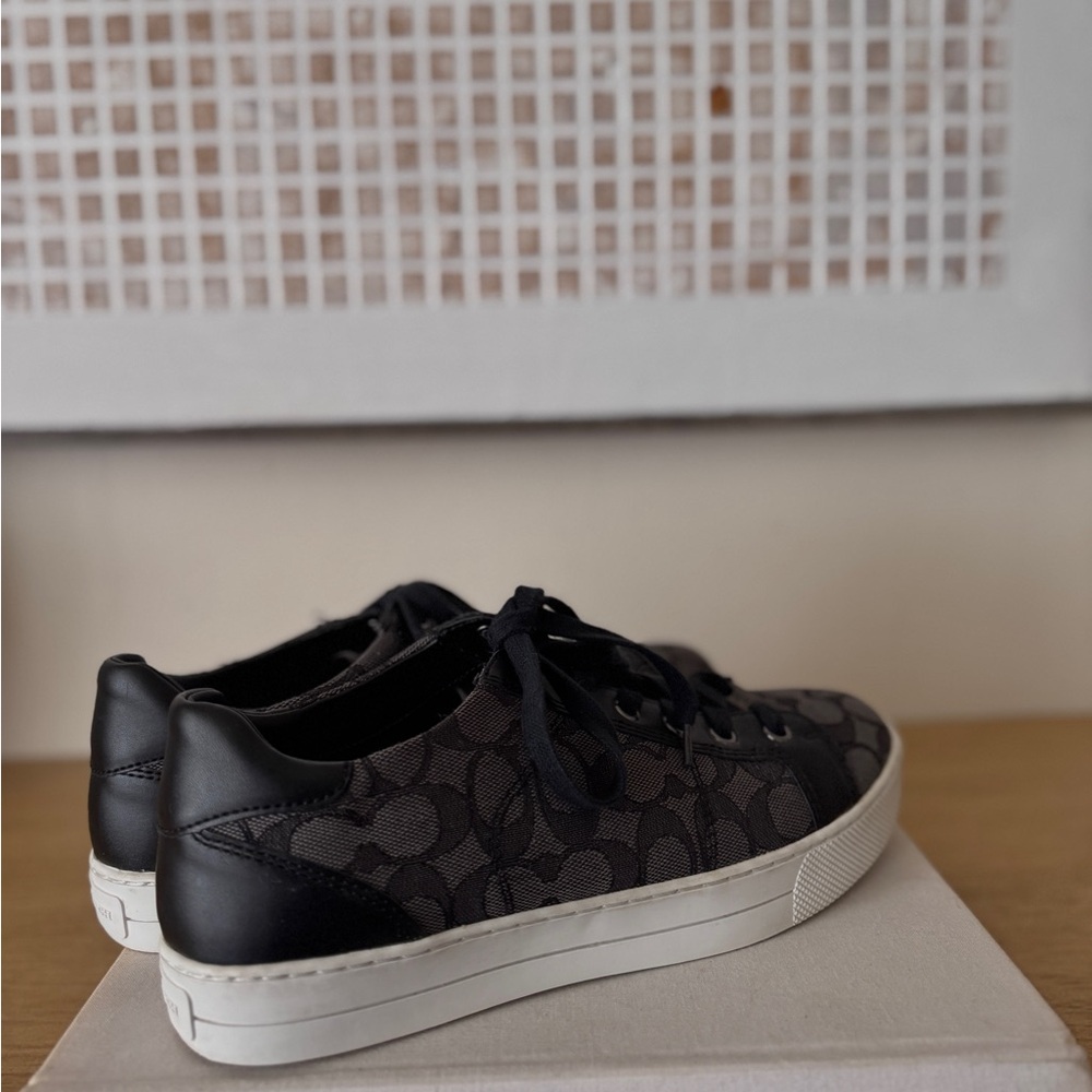Coach Canvas Paddy Signa. Logo Sneakers - Picture 4 of 10